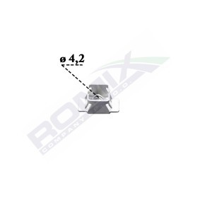 Osta Kiinnike, puskuri ROMIX:llä C70375 edullisesti hintaan 0,80 €