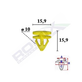 Osta Suoja- / koristelista ROMIX:llä C70627 edullisesti hintaan 0,80 €