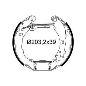 Comprar Juego de zapatas de frenos de VALEO 554910 a bajo precio de 130,10 €