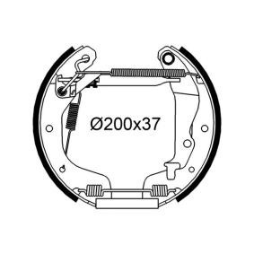 Comprar Juego de zapatas de frenos de VALEO 554984 a bajo precio de 143,32 €