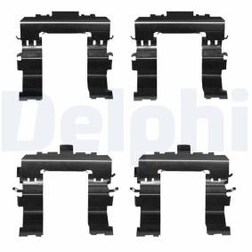 Compre Kit de acessórios, pastilhas de travão da DELPHI LX0672 a um preço baixo por 8,54 €