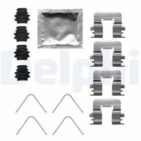 Compre Kit de acessórios, pastilhas de travão da DELPHI LX0684 a um preço baixo por 10,56 €