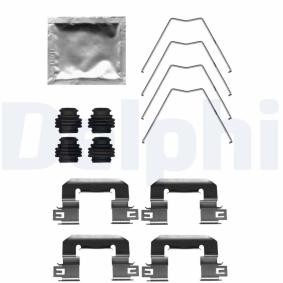 Compre Kit de acessórios, pastilhas de travão da DELPHI LX0712 a um preço baixo por 15,71 €