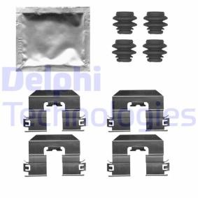 Compre Kit de acessórios, pastilhas de travão da DELPHI LX0729 a um preço baixo por 13,87 €