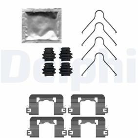 Compre Kit de acessórios, pastilhas de travão da DELPHI LX0741 a um preço baixo por 18,28 €