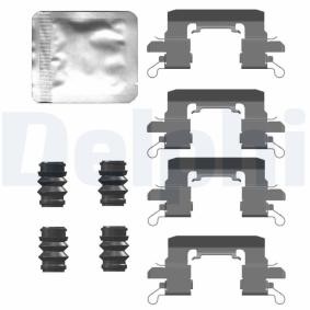 Compre Kit de acessórios, pastilhas de travão da DELPHI LX0743 a um preço baixo por 20,29 €