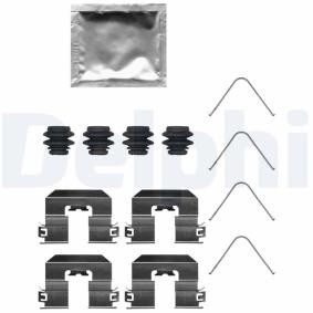 Compre Kit de acessórios, pastilhas de travão da DELPHI LX0746 a um preço baixo por 18,32 €