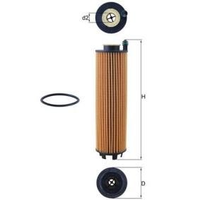 Köp Oljefilter av MAHLE ORIGINAL OX 1301D till det låga priset 224,35 kr