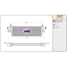 Acquista Intercooler da AHE 730.017 a buon mercato per soli 290,59 €