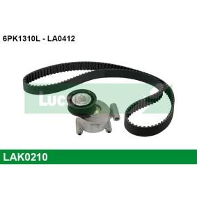 Compre Jogo de correias trapezoidais estriadas da LUCAS LAK0210 a um preço baixo por 95,89 €