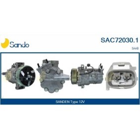 Kjøp AC-kompressor av SANDO SAC72030.1 til den lave prisen 6053,13 NOK