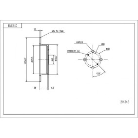 Comprar Disco de freno de HART 214 348 a bajo precio de 22,11 €