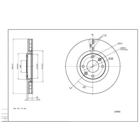 Comprar Disco de freno de HART 230 982 a bajo precio de 35,91 €