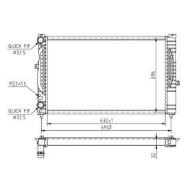 Achetez des Radiateur du moteur HART 600 932 à prix pour 80,22 €