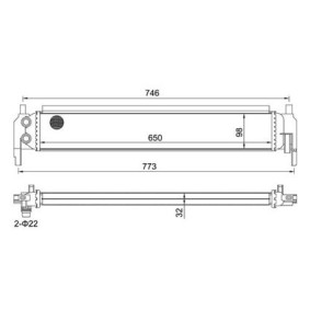 Achetez des Radiateur basse température, intercooler HART 621 260 à prix pour 98,54 €