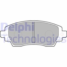 Köp Bromsbelägg av DELPHI LP1560 till det låga priset 317,34 kr