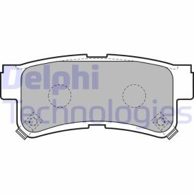 Compre Pastilhas de travão da DELPHI LP1765 a um preço baixo por 20,24 €