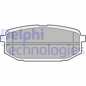 Köp Bromsbelägg av DELPHI LP2088 till det låga priset 231,93 kr