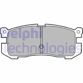 Köp Bromsbelägg av DELPHI LP624 till det låga priset 229,25 kr