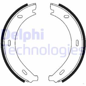 Handbremsbeläge des Herstellers DELPHI - Originalware Artikelnummer: LS1902