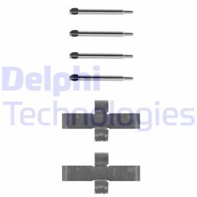 Compre Kit de acessórios, pastilhas de travão da DELPHI LX0013 a um preço baixo por 6,11 €