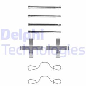 Compre Kit de acessórios, pastilhas de travão da DELPHI LX0022 a um preço baixo por 8,71 €
