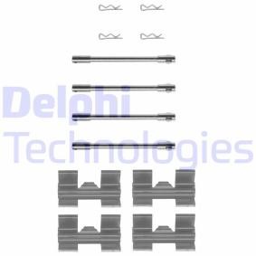 Compre Kit de acessórios, pastilhas de travão da DELPHI LX0031 a um preço baixo por 11,07 €