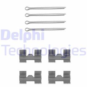 Compre Kit de acessórios, pastilhas de travão da DELPHI LX0032 a um preço baixo por 5,09 €