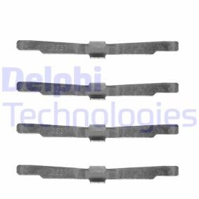 Compre Kit de acessórios, pastilhas de travão da DELPHI LX0042 a um preço baixo por 6,39 €