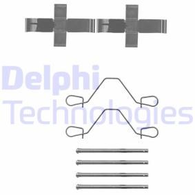 Compre Kit de acessórios, pastilhas de travão da DELPHI LX0043 a um preço baixo por 12,16 €