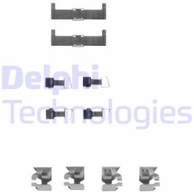 Compre Kit de acessórios, pastilhas de travão da DELPHI LX0063 a um preço baixo por 18,94 €