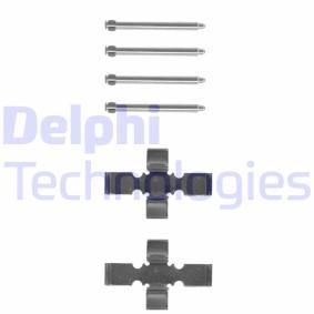 Compre Kit de acessórios, pastilhas de travão da DELPHI LX0065 a um preço baixo por 7,17 €