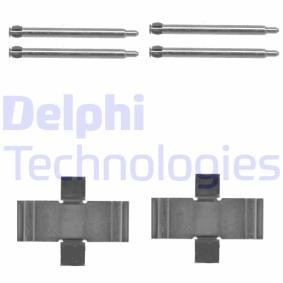 Compre Kit de acessórios, pastilhas de travão da DELPHI LX0066 a um preço baixo por 10,60 €