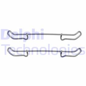 Compre Kit de acessórios, pastilhas de travão da DELPHI LX0076 a um preço baixo por 4,92 €