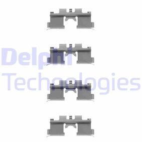 Compre Kit de acessórios, pastilhas de travão da DELPHI LX0079 a um preço baixo por 15,96 €