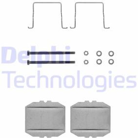 Compre Kit de acessórios, pastilhas de travão da DELPHI LX0122 a um preço baixo por 9,15 €