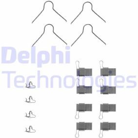 Compre Kit de acessórios, pastilhas de travão da DELPHI LX0131 a um preço baixo por 13,61 €