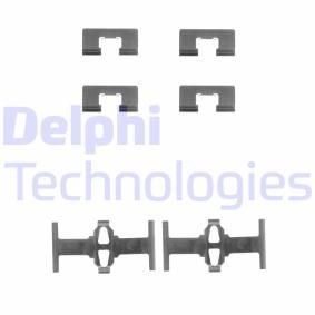 Compre Kit de acessórios, pastilhas de travão da DELPHI LX0197 a um preço baixo por 6,02 €