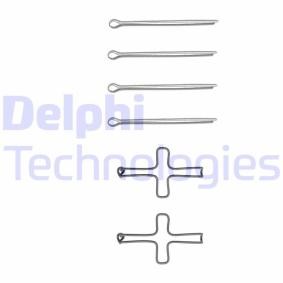 Compre Kit de acessórios, pastilhas de travão da DELPHI LX0199 a um preço baixo por 6,51 €