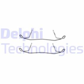 Compre Kit de acessórios, pastilhas de travão da DELPHI LX0210 a um preço baixo por 4,58 €