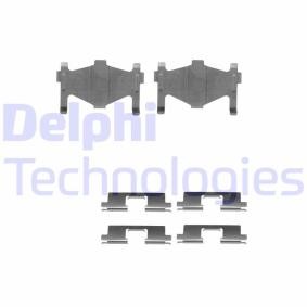 Compre Kit de acessórios, pastilhas de travão da DELPHI LX0215 a um preço baixo por 11,92 €