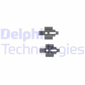 Compre Kit de acessórios, pastilhas de travão da DELPHI LX0221 a um preço baixo por 4,51 €