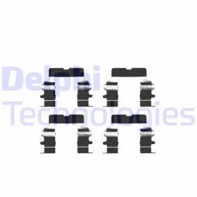 Compre Kit de acessórios, pastilhas de travão da DELPHI LX0225 a um preço baixo por 7,40 €