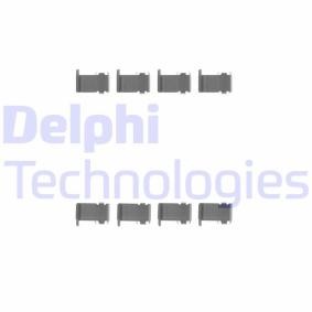 Compre Kit de acessórios, pastilhas de travão da DELPHI LX0226 a um preço baixo por 8,20 €