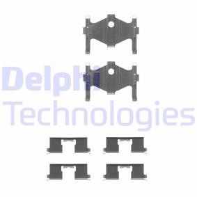 Compre Kit de acessórios, pastilhas de travão da DELPHI LX0240 a um preço baixo por 27,29 €