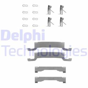 Compre Kit de acessórios, pastilhas de travão da DELPHI LX0243 a um preço baixo por 13,42 €