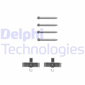 Compre Kit de acessórios, pastilhas de travão da DELPHI LX0245 a um preço baixo por 11,40 €