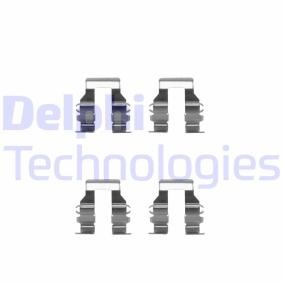 Compre Kit de acessórios, pastilhas de travão da DELPHI LX0248 a um preço baixo por 11,32 €