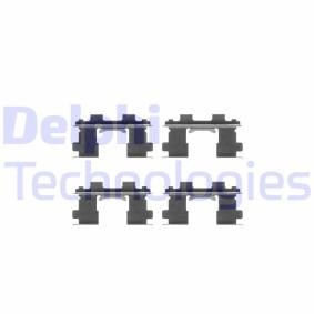Compre Kit de acessórios, pastilhas de travão da DELPHI LX0252 a um preço baixo por 9,30 €