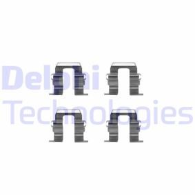 Compre Kit de acessórios, pastilhas de travão da DELPHI LX0256 a um preço baixo por 7,88 €